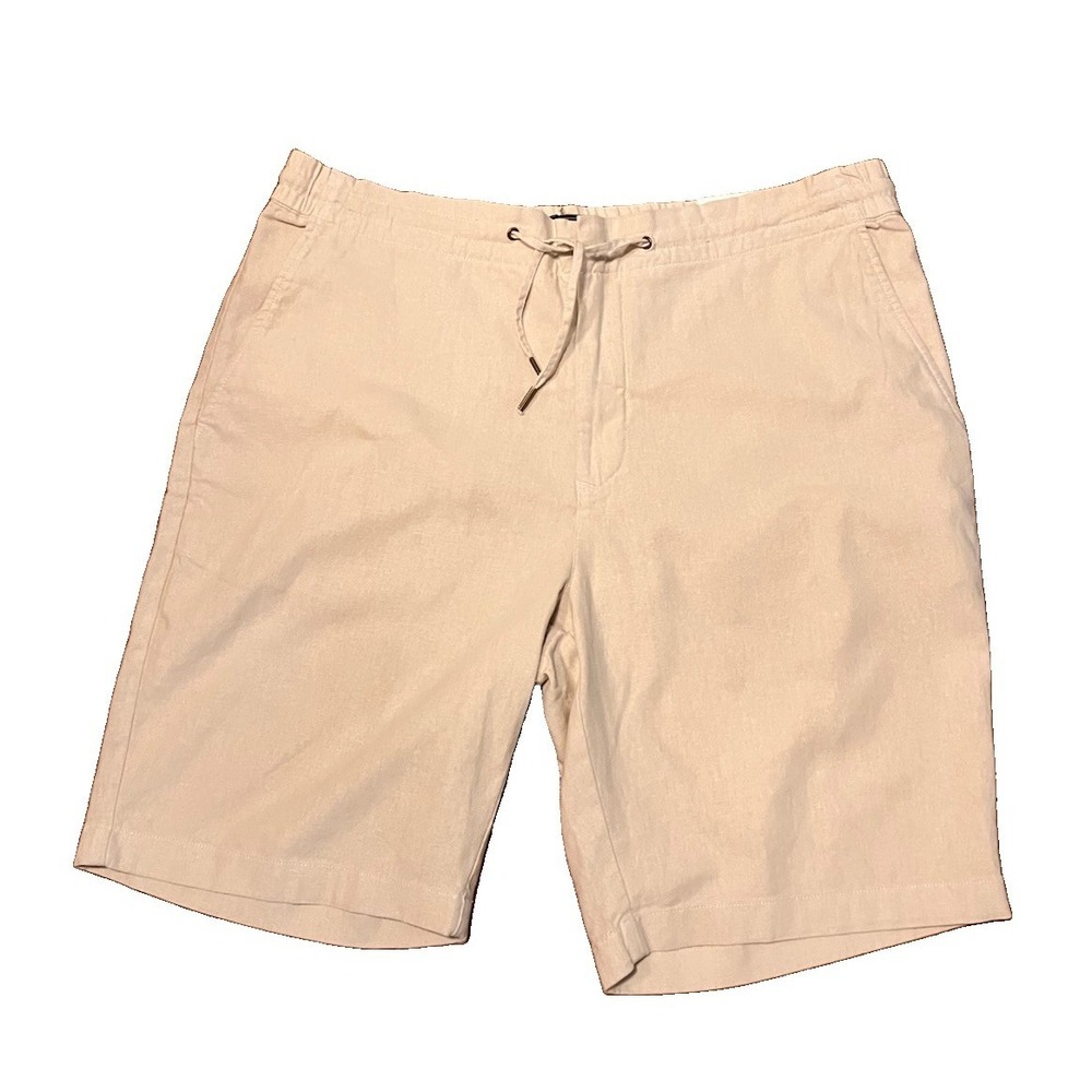 Barbour Shorts NWT Men's Linen Cotton Mix Light Stone Sz38 $110